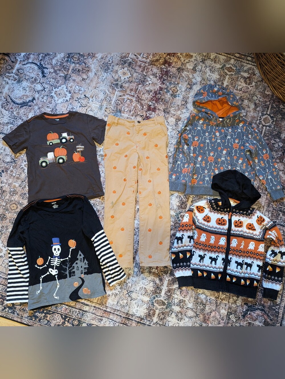 Gymboree Halloween Matching Lot Of Clothes - Kids Size 7